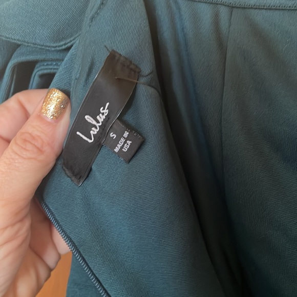 Lulu’s Forest Green A-Line Dress - Picture 6 of 7